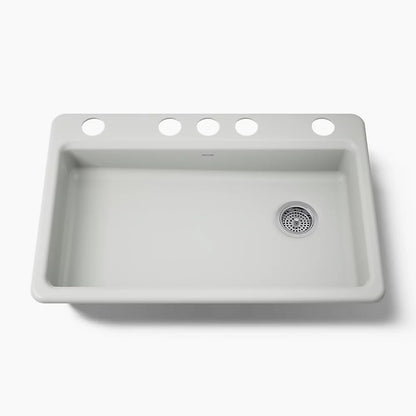 Kohler Riverby® 33" undermount single-bowl kitchen sink