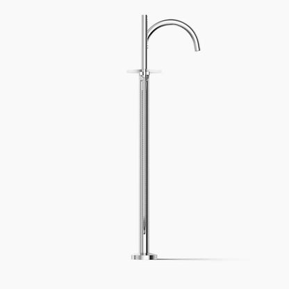 Kohler Floor-mount bath filler trim with lever handles and handshower