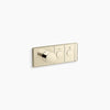 Kohler Two-outlet recessed mechanical thermostatic valve control