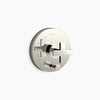 Kohler Rite-Temp® valve trim with push-button diverter and cross handle