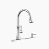 Kohler Pull-down kitchen sink faucet with soap/lotion dispenser