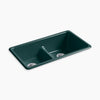 Kohler Smart Divide® 33" top-/undermount double-bowl kitchen sink
