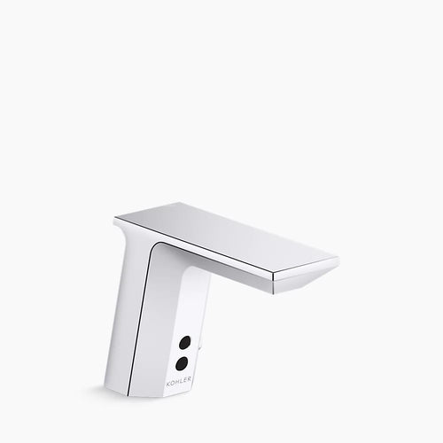 Kohler Touchless single-hole lavatory faucet with Insight™ sensor technology and temperature mixer, DC-powered, less drain, 0.35 gpm