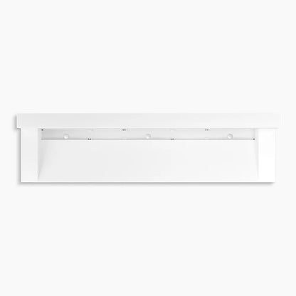 Kohler 90" wall-mount trough lavatory system with backsplash