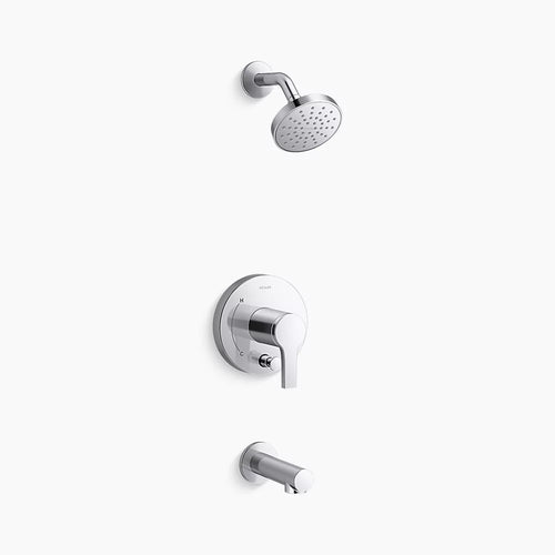 Kohler Rite-Temp® bath and shower trim kit with push-button diverter, 1.5 gpm