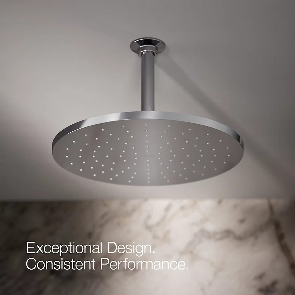 Kohler Round 12" single-function rainhead, 2.5 gpm