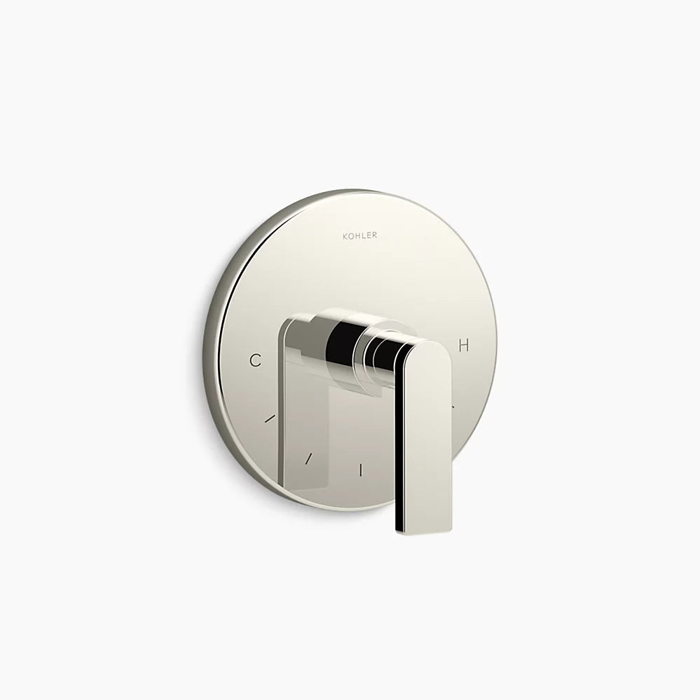 Kohler MasterShower® temperature control valve trim with lever handle