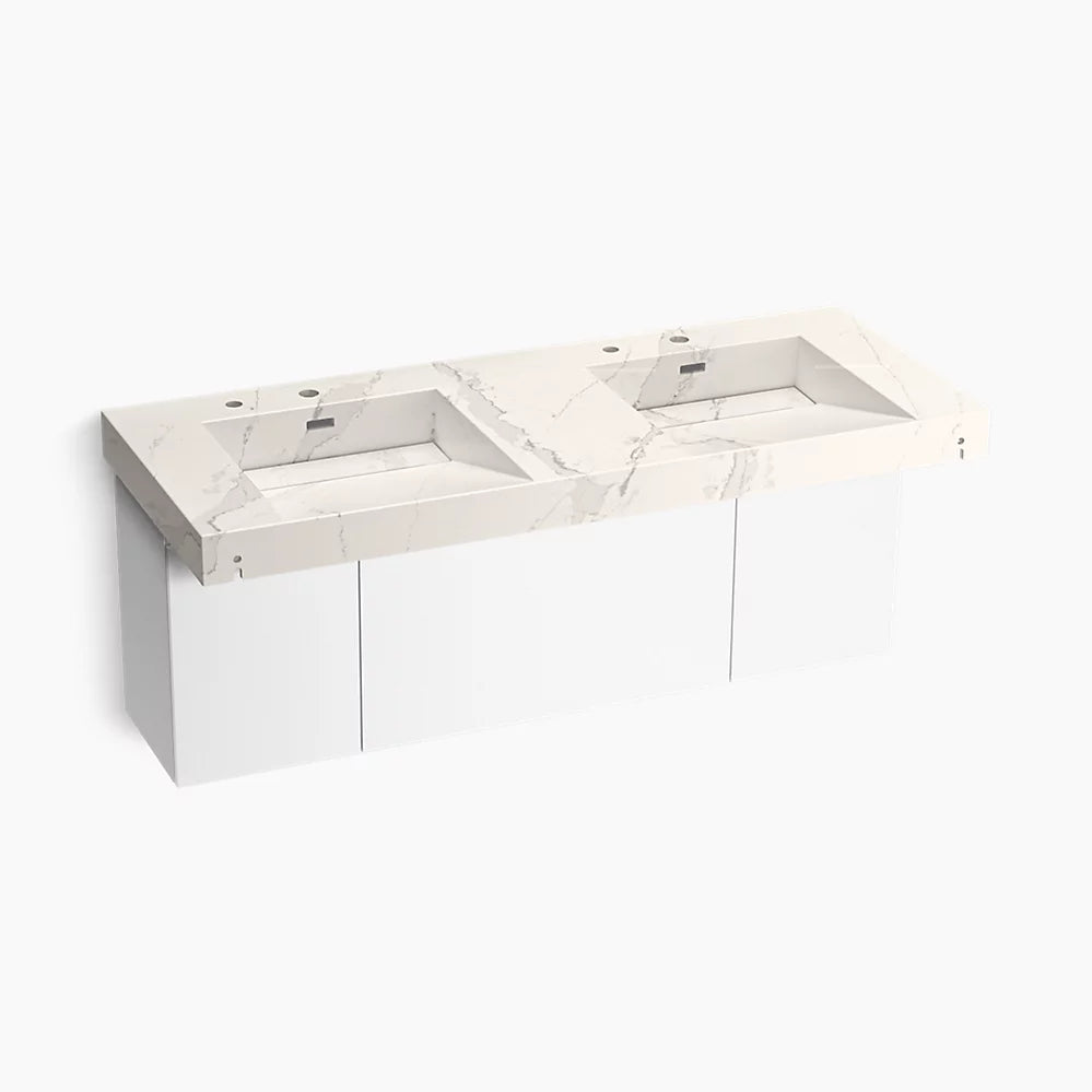 Kohler 60" wall-mount basin lavatory system