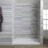 Kohler 60" x 32" alcove shower base, right offset drain