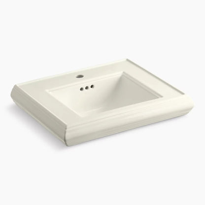Kohler Pedestal/console table bathroom sink basin with single faucet-hole drilling