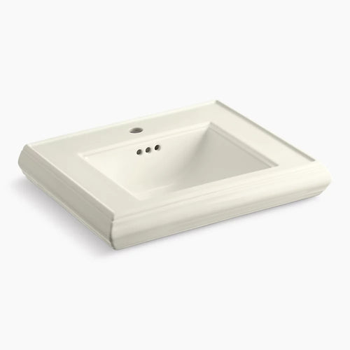 Kohler Pedestal/console table bathroom sink basin with single faucet-hole drilling