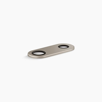 Kohler 4" two-hole escutcheon plate for Insight™ and Kinesis® lavatory faucets and soap dispensers