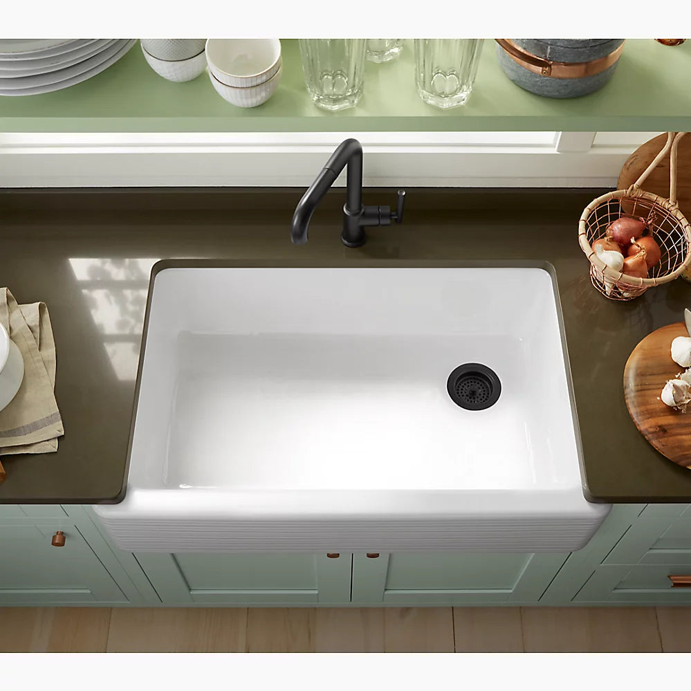Kohler 35-11/16" undermount single-bowl farmhouse kitchen sink