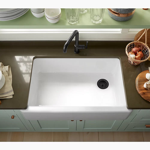 Kohler 35-11/16" undermount single-bowl farmhouse kitchen sink