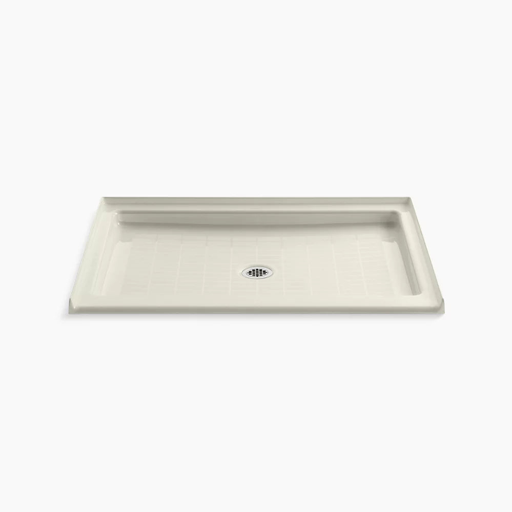 Kohler 48" x 36" alcove shower base, center drain