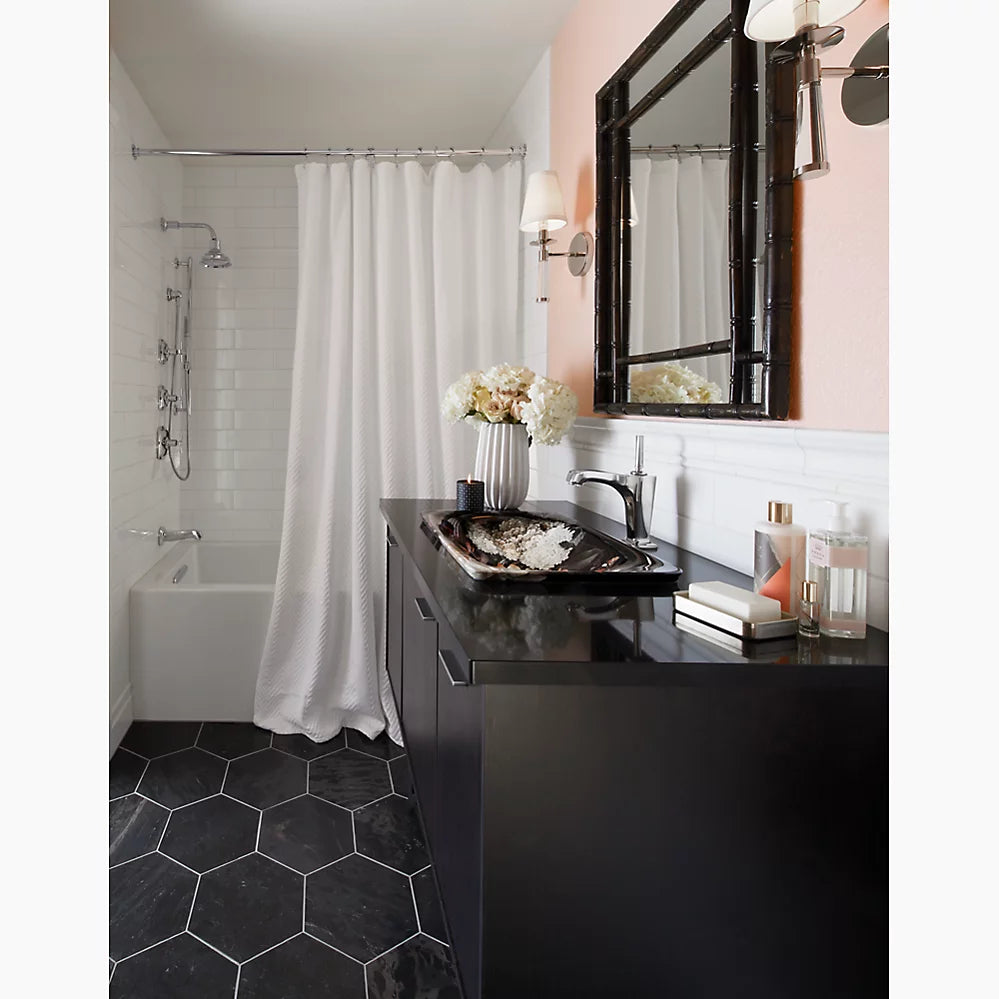 Kohler 60" x 32" alcove bath with integral apron, integral flange, and left-hand drain