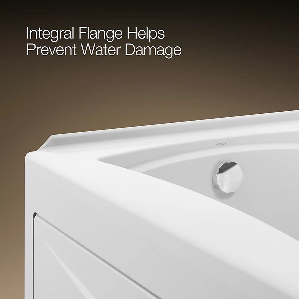 Kohler Mariposa 72" x 36" Alcove bath, left drain