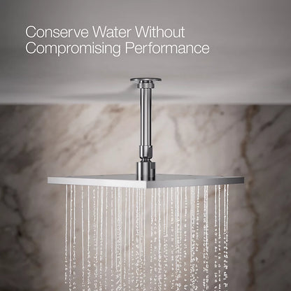 Kohler Square 10" single-function rainhead, 1.75 gpm