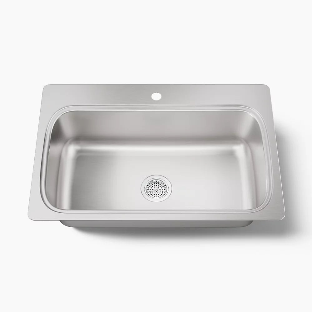 Kohler Verse Top-Mount Single-bowl 33-Inch Drop-In Kitchen Sink