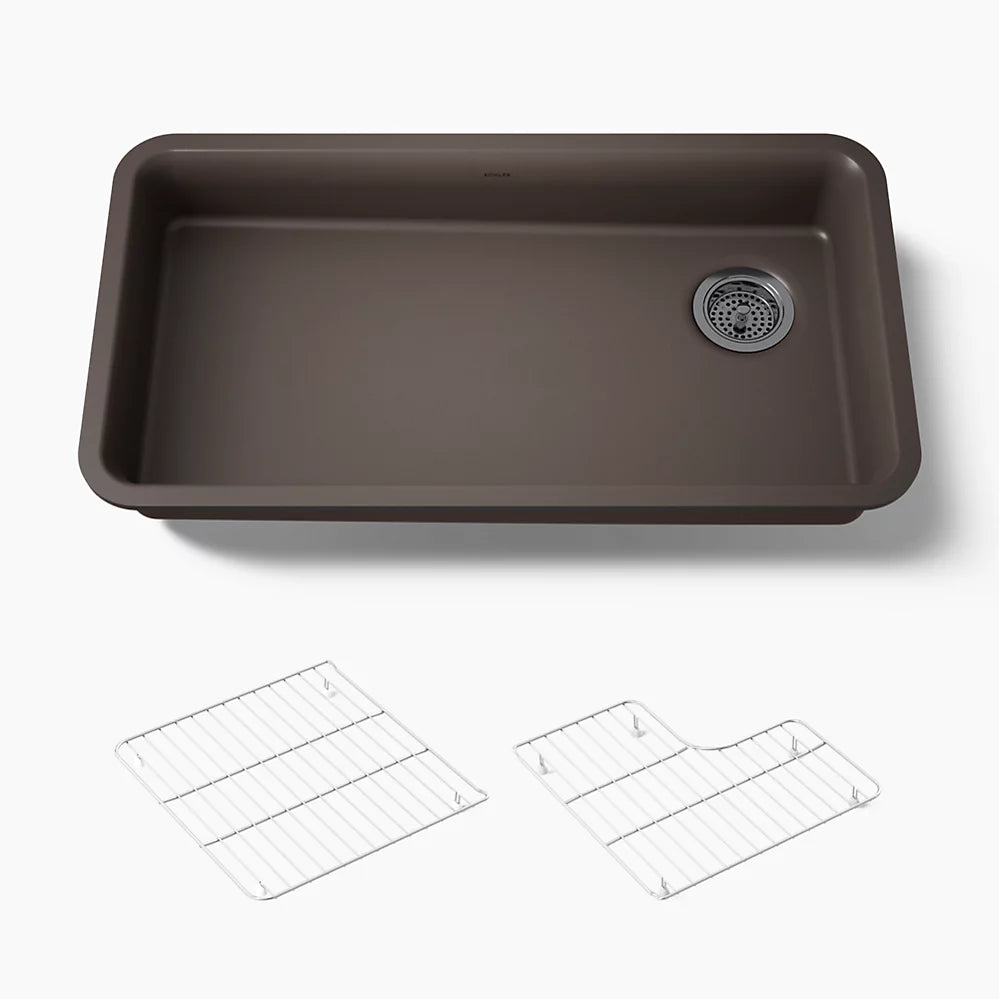 Kohler Cairn® 33" undermount single-bowl kitchen sink