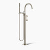 Kohler Floor-mount bath filler trim with lever handles and handshower