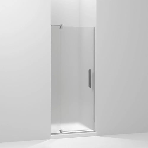 Kohler Pivot shower door, 70" H x 27-5/16 - 31-1/8" W, with 1/4" thick Frosted glass