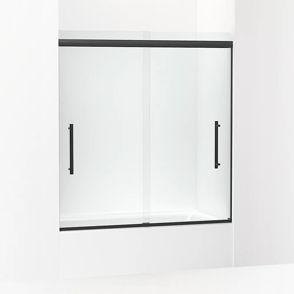 Kohler 63-9/16" H sliding bath door with 5/16"-thick glass