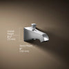 Kohler Wall-mount bath spout with Deco design and diverter