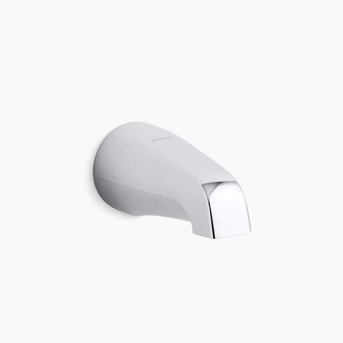 Kohler Wall-mount bath spout, 4-7/8", slip-fit connection