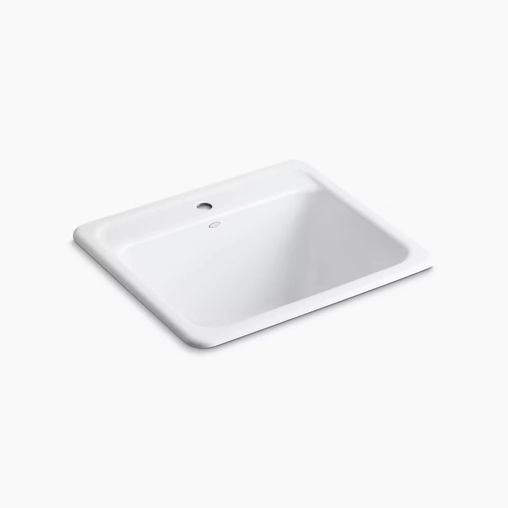 Kohler Glen Falls™ 25" top-/undermount single-bowl utility sink