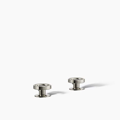 Kohler Deck-mount bath faucet handles with Industrial design