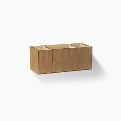 Jute® 48" wall-hung bathroom vanity cabinet