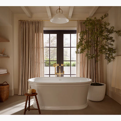 Kohler Floor-mount bath filler trim with handshower