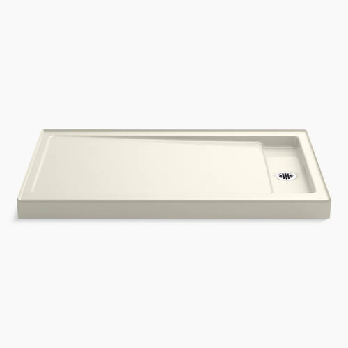 Kohler 60" x 34" alcove shower base, right offset drain