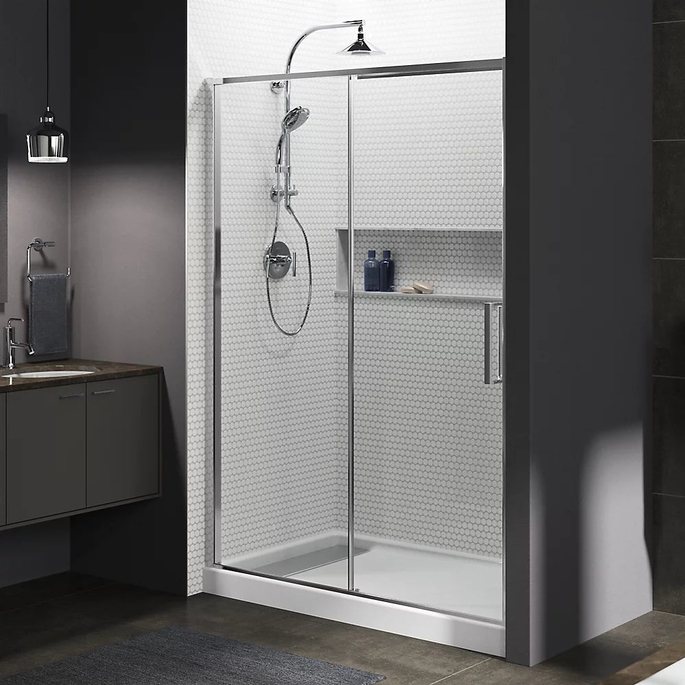 Kohler 60" x 34" alcove shower base, left drain
