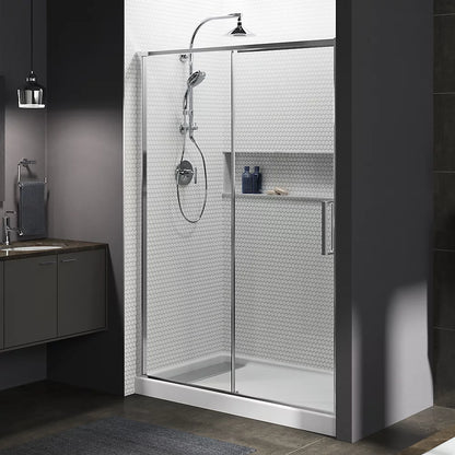 Kohler 60" x 34" alcove shower base, left drain