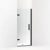 Kohler Frameless pivot shower door, 71-5/8" H x 29-5/8 - 30-3/8" W, with 3/8" thick Crystal Clear glass