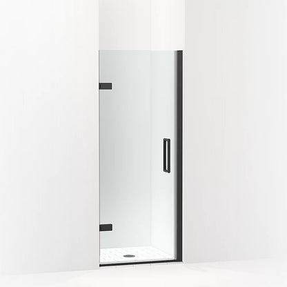 Kohler Frameless pivot shower door, 71-5/8" H x 29-5/8 - 30-3/8" W, with 3/8" thick Crystal Clear glass