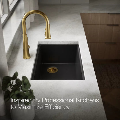 Kohler Billings® 29" undermount single-bowl workstation kitchen sink