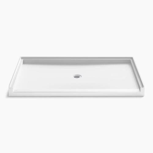 Kohler 62" x 36" alcove shower base, center drain