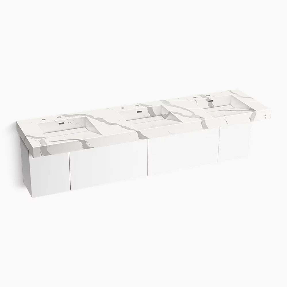 Kohler 90" wall-mount basin lavatory system