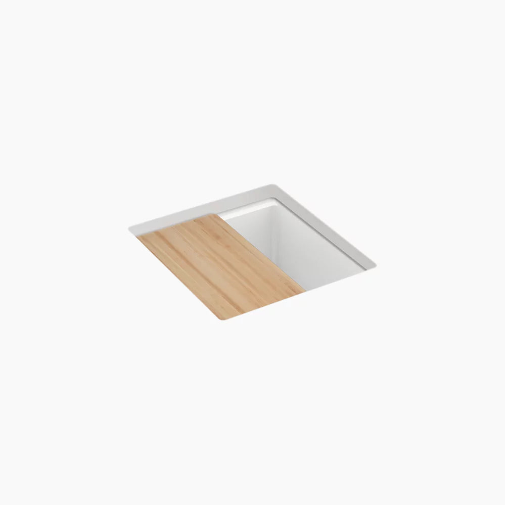 Kohler 18" undermount bar sink with accessories