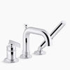 Kohler Deck-mount bath faucet with handshower