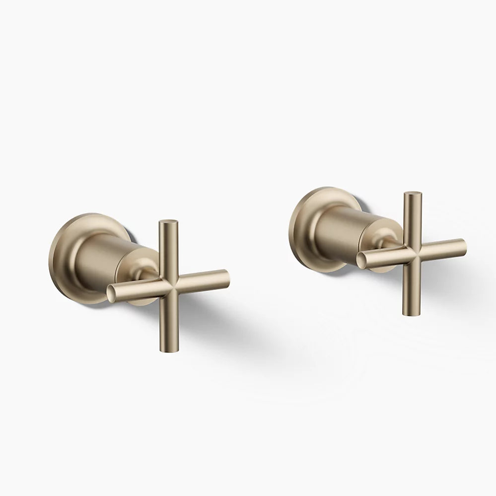 Kohler Deck- or wall-mount bath faucet handle trim with cross design