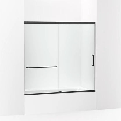 Kohler 56-3/4" H sliding bath door with 1/4"-thick glass
