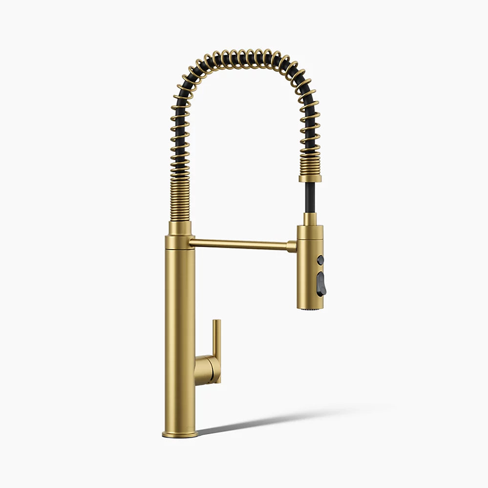 Kohler Semi-professional kitchen sink faucet with three-function sprayhead