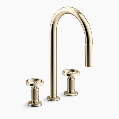Kohler Billet® Touchless pull-down kitchen sink faucet with two-function sprayhead