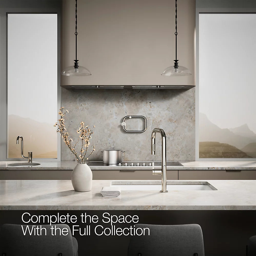 Kohler Components® Pull-down kitchen sink faucet with two-function sprayhead