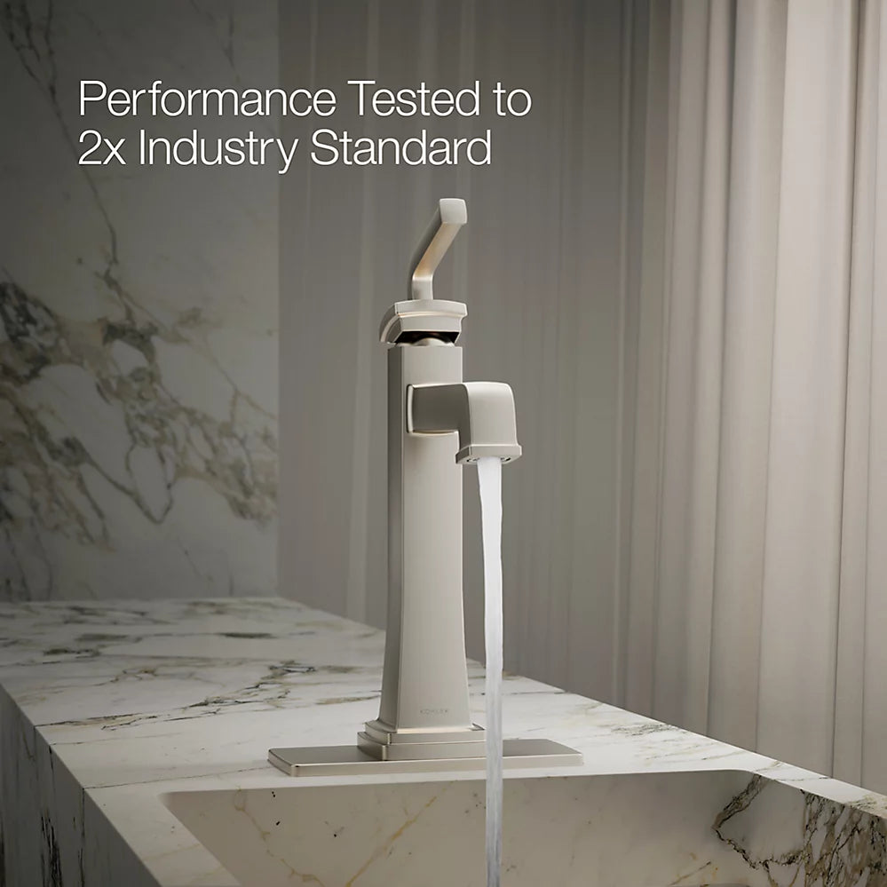 Riff® Tall single-handle bathroom sink faucet, 0.5 gpm