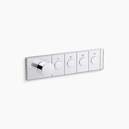 Kohler Four-outlet recessed mechanical thermostatic valve control